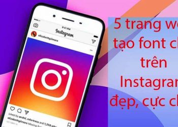 Top những trang web đổi font chữ Instagram