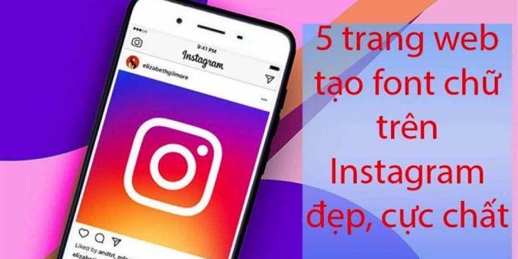 Top những trang web đổi font chữ Instagram