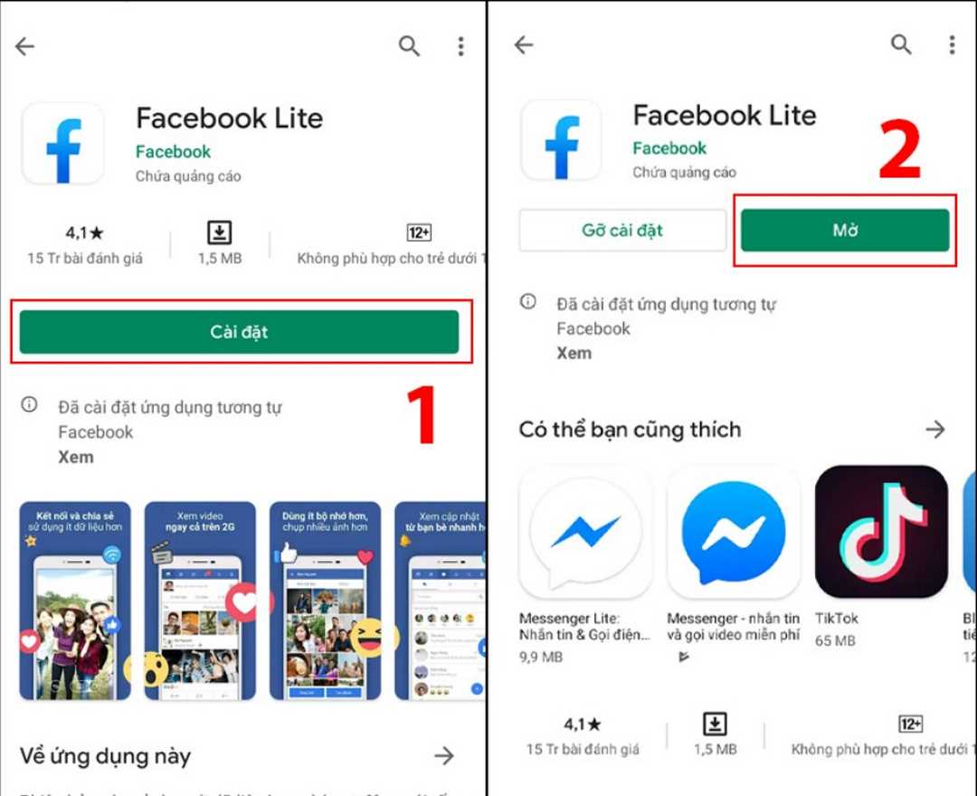 Hướng dẫn cách tải Facebook Lite