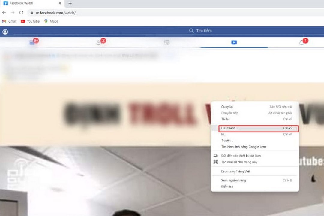 Cách tải video Facebook bằng trình duyệt Chrome