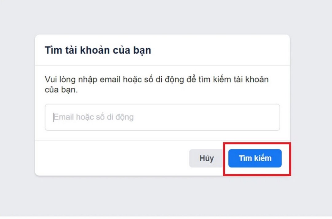 Cách lấy lại tài khoản Facebook bằng Gmail