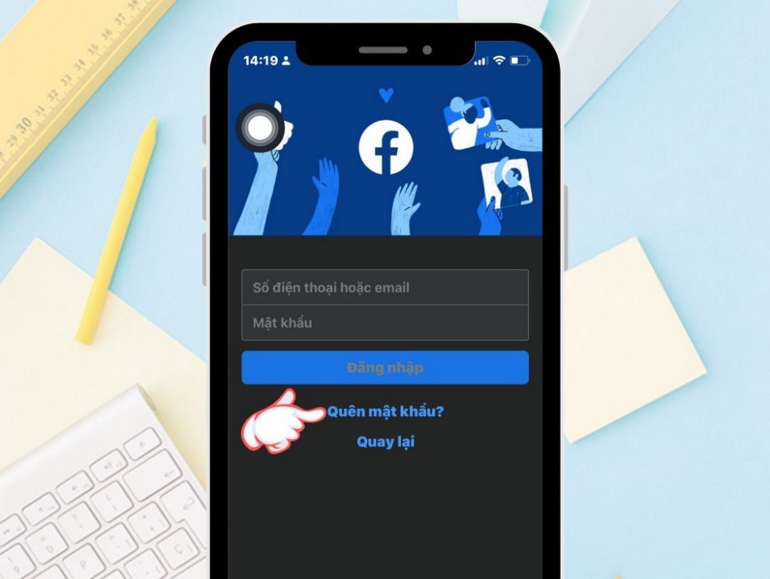 Trường hợp 1: Quên mật khẩu Facebook nhưng tài khoản vẫn đang được đăng nhập