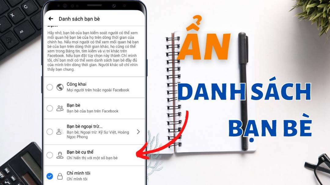 Cách ẩn bạn bè Facebook trên Android như thế nào?