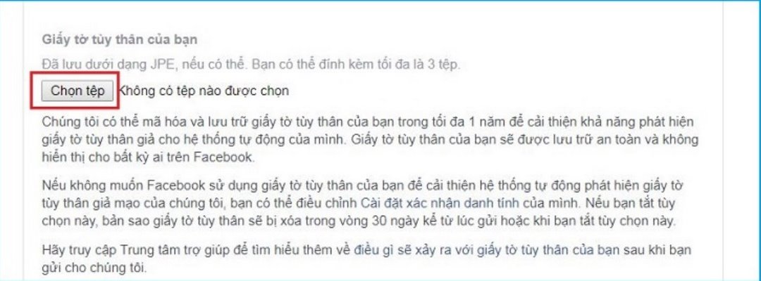 Hướng dẫn cách lấy lại mật khẩu Facebook bằng chứng minh nhân dân