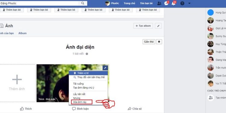 Gỡ ảnh đại diện Facebook có được hay không? Làm như thế nào?