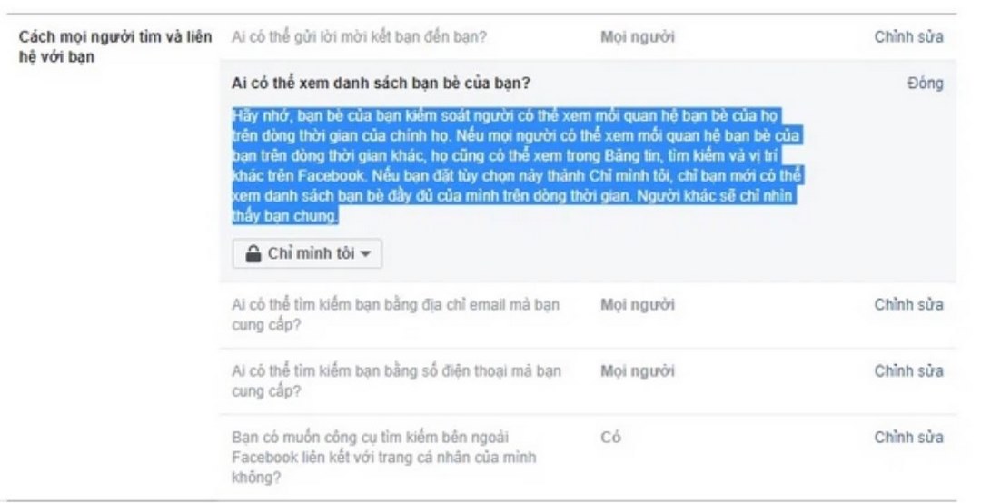 Lợi ích của việc ẩn bạn bè trên Facebook là gì?