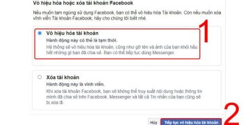 Xóa tài khoản Facebook tạm thời và cách khôi phục lại
