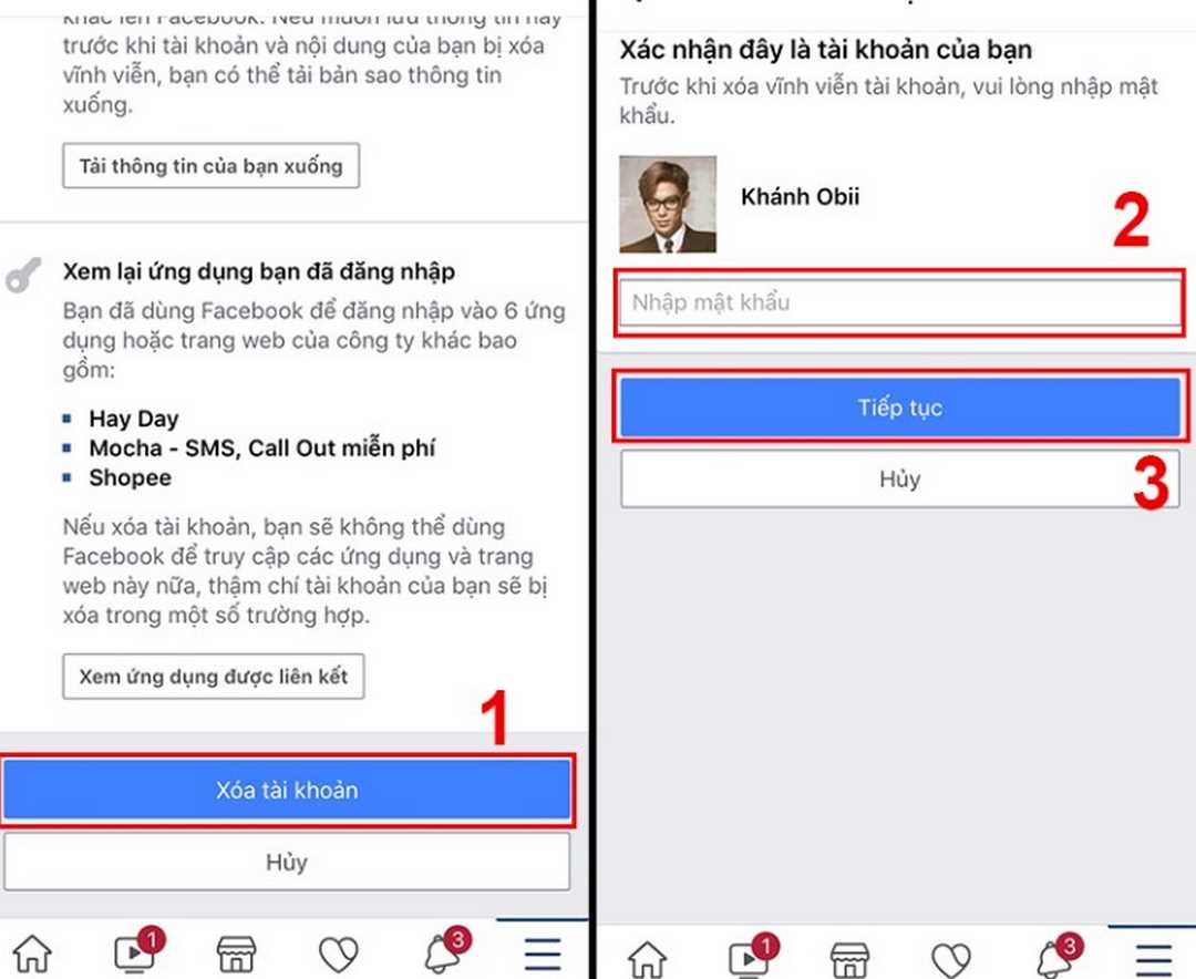 Cách khôi phục lại tài khoản Facebook sau khi xóa