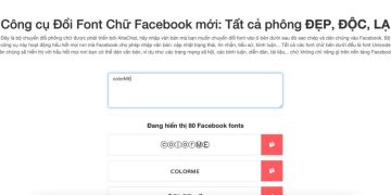 Đổi font chữ nghiêng trên Facebook chỉ với vài thao tác
